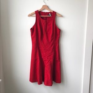 Red Zip-up dress
